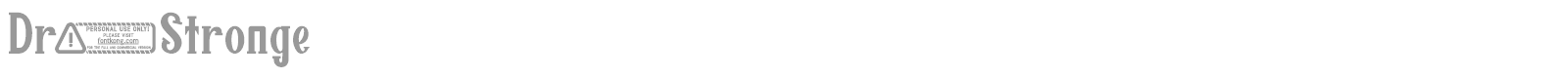 Dr.Stronge font preview